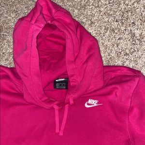 pink nike hoodie